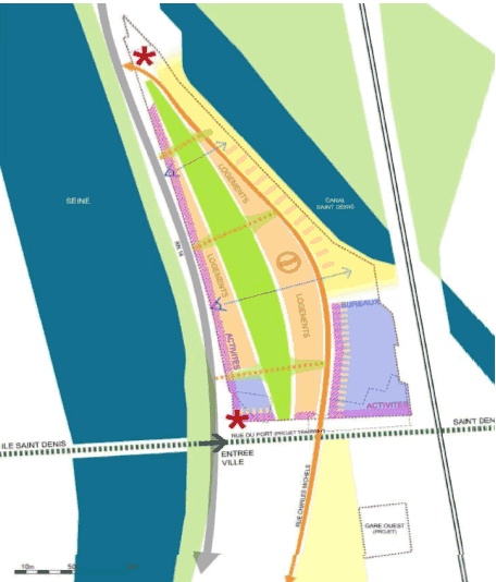 Saint-Denis : Alstom Confluence PLAN MASSE