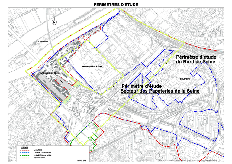 Nanterre : site des Papeteries GRAND PLAN