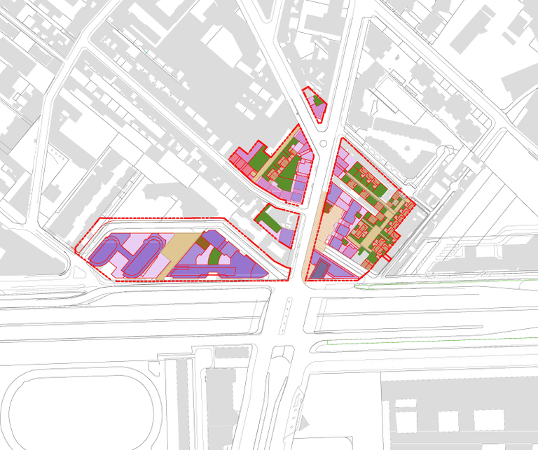 Saint-Ouen ZAC Semiso plan