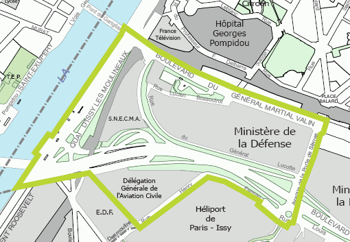 Paris : étude secteur sud-ouest sous-secteur PLUSO