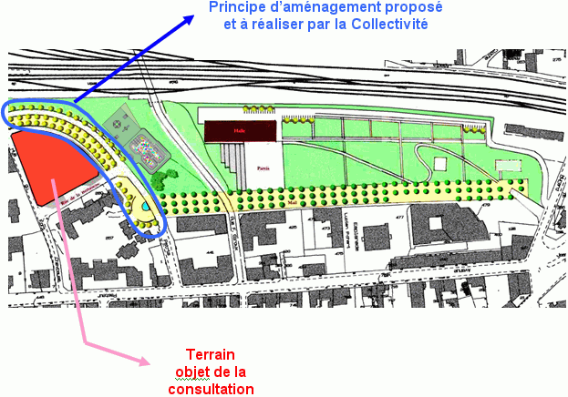 Aube : site gare de Troyes hôtel bureaux LOCALISATION