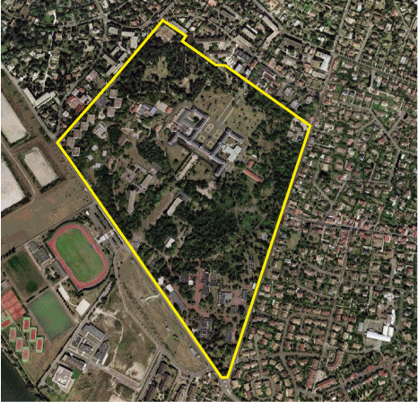 Le Vésinet : hôpital périmètre foncier 1 EPFY
