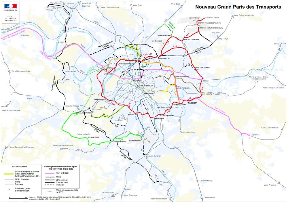 CI Grand Paris CIGP 15 10 2015 carte du Grand Paris des Transports