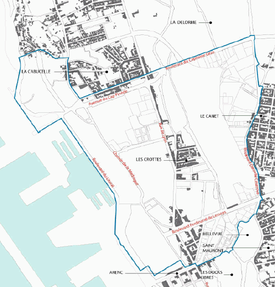 Marseille : extension Euroméd villages