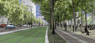 Paris : la Ville a choisi trois groupements de concepteurs pour prolonger le tramway des Maréchaux 182*400D