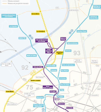 RATP : Cinq nouvelles stations à l’étude au nord de la ligne 14