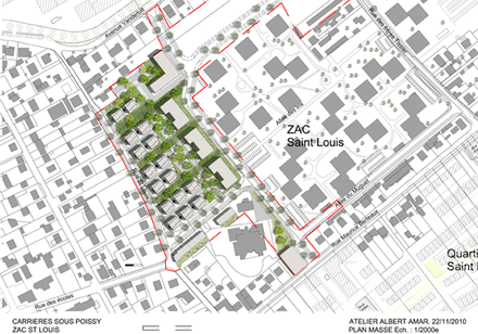 Yvelines : concession d'habitat et commerces en secteur pavillonnaire