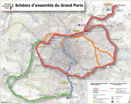 Grand Paris : le schéma d'ensemble de transport automatique a été transmis au gouvernement