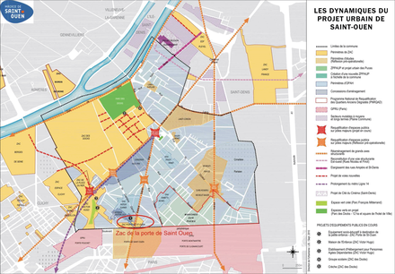 Fiche de ZAC/Saint-Ouen : le projet d'aménagement de la porte se remet en place