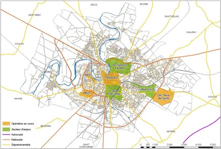 Niort met à l'étude 86 hectares pour développer une nouvelle zone d'habitat