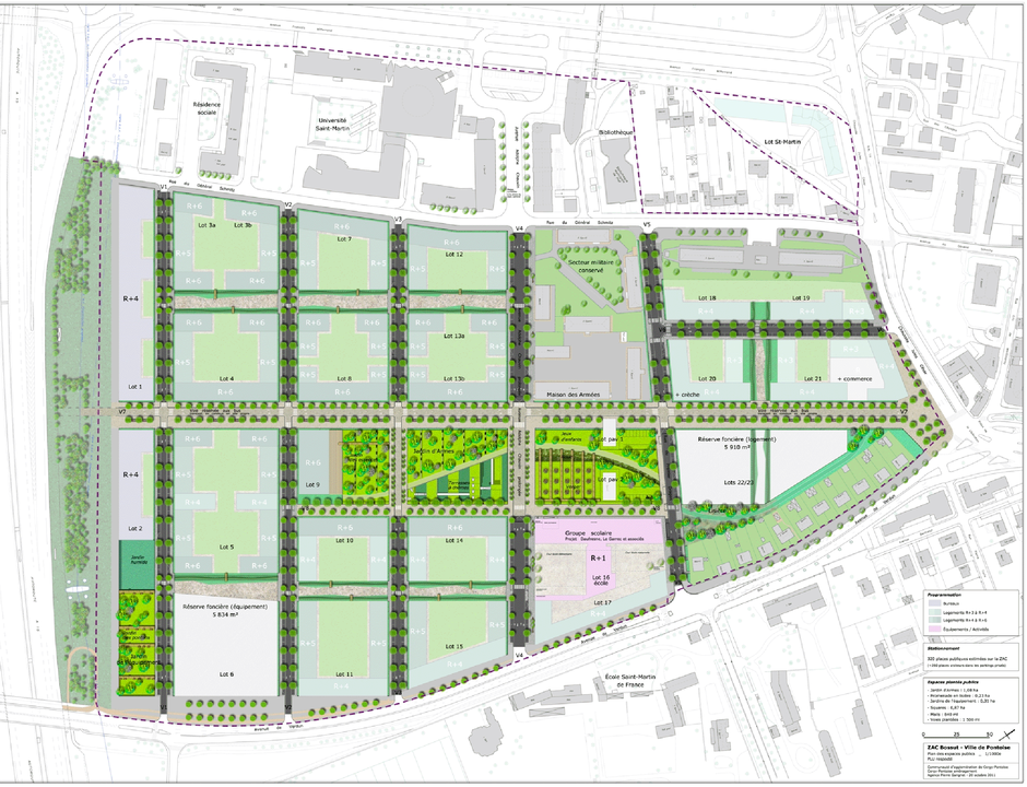 Val d'Oise : phase projet urbain pour les 25 ha de la caserne Bossut