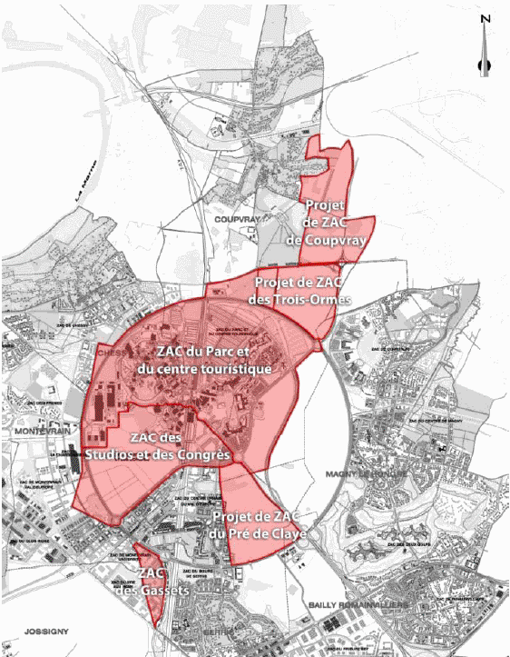 Seine-et-Marne : conception des espaces publics d'un des quartiers de la ZAC des Studios et Congrès