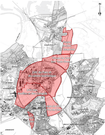 Seine-et-Marne : conception des espaces publics d'un des quartiers de la ZAC des Studios et Congrès