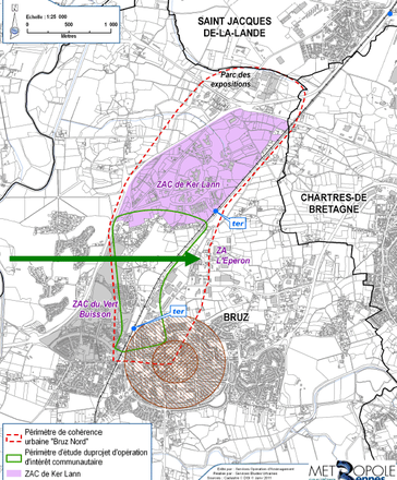 Rennes : conception d'un quartier de 1 000 à 2 000 logements