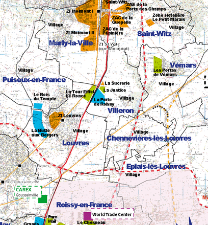 Roissy : mission de conception de 30 hectares d'activités