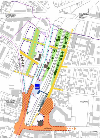 Hauts-de-Seine : des espaces publics nouveaux pour les Quatre-Chemins de Sceaux