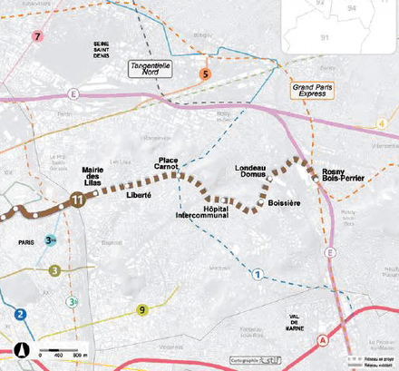 Seine-Saint-Denis : aménager les sites des gares de la ligne 11 prolongée