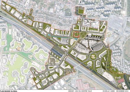 Essonne : mise à jour du plan d'ensemble de la ZAC centre-ville à Grigny