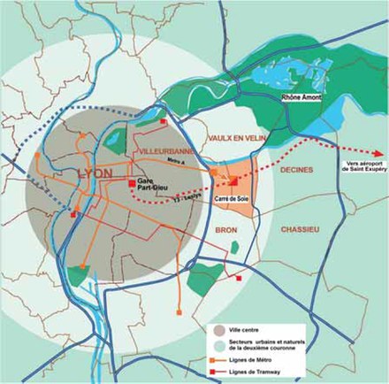 Lyon actualise le projet de mutation du Carré de Soie