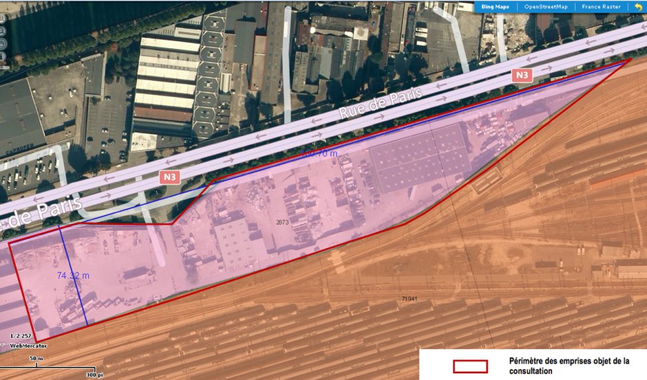 Noisy-le-Sec : RFF vend les droits à construire d'un terrain de 2,4 ha le long de la RN3