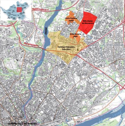 Nantes : une nouvelle ZAC près d'un centre pénitencier et sur un ancien champ de tir 