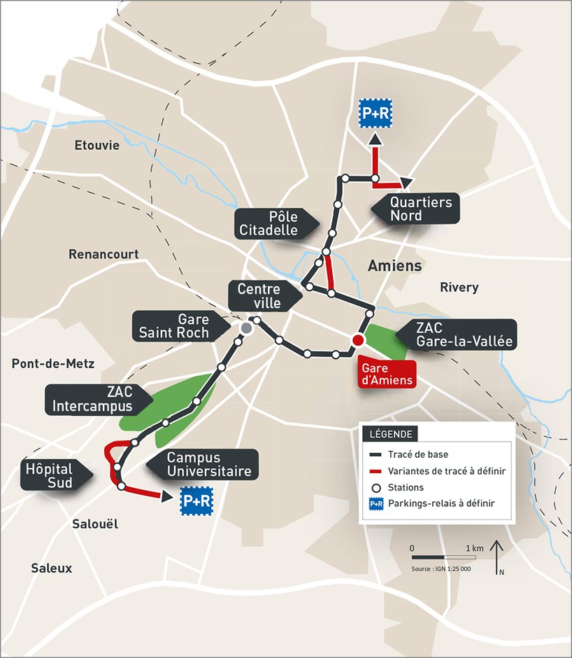 Amiens : quelle maîtrise d'oeuvre pour "AmStram", la première ligne de tramway ?