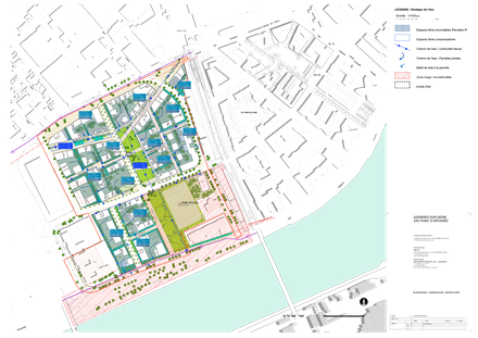 Asnières : gestion des eaux de pluie et d'inondation dans le futur Parc d'Affaires