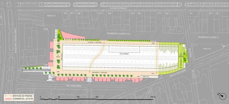 Paris : marché de maîtrise d'oeuvre pour les espaces publics autour de la Halle Freyssinet