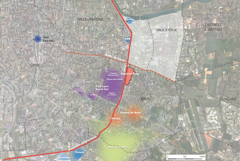 Lyon : un projet urbain sur les 16 hectares de la caserne Raby