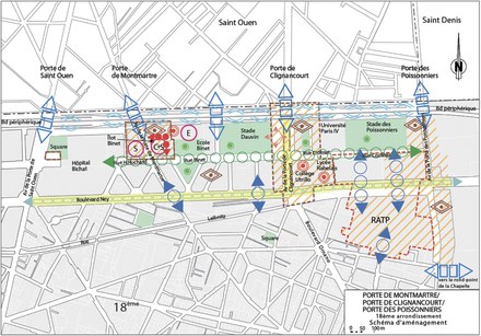 Paris : 6 hectares de la Porte de Clignancourt mis à l'étude