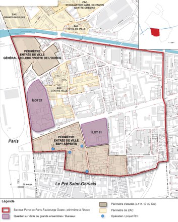 Pantin : recomposition de l'entrée de ville îlot par îlot