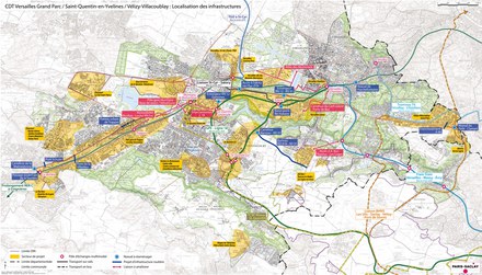 Paris-Saclay : scénarios d'aménagement pour la future ZAD de Saint-Quentin-en-Yvelines 