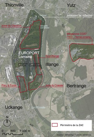 Thionville : un port européen trimodal sur les friches sidérurgiques 