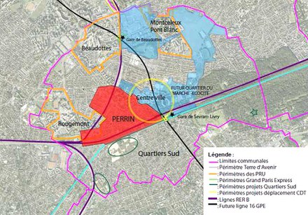 Sevran : une étude pour repenser le quartier Perrin comme une polarité