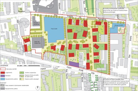 Grand Lyon : la ZAC Gratte-Ciel Nord entamera sa phase 1 fin 2014