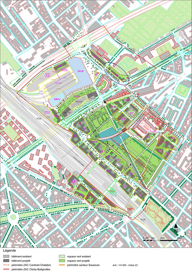 Paris : appel aux architectes pour 11 500 m² sur la ZAC Clichy-Batignolles