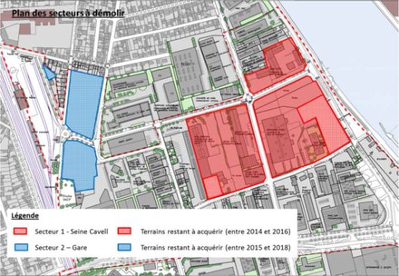 Vitry-sur-Seine : les démolitions de la ZAC Seine Gare Vitry commenceront dès cette année 