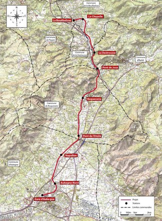 L’agglo d'Aubagne lance les études pour un tramway sur la voie de Valdonne