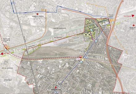 Noisy-le-Sec : la ZAC Plaine de l'Ourcq organise la porosité ville-canal