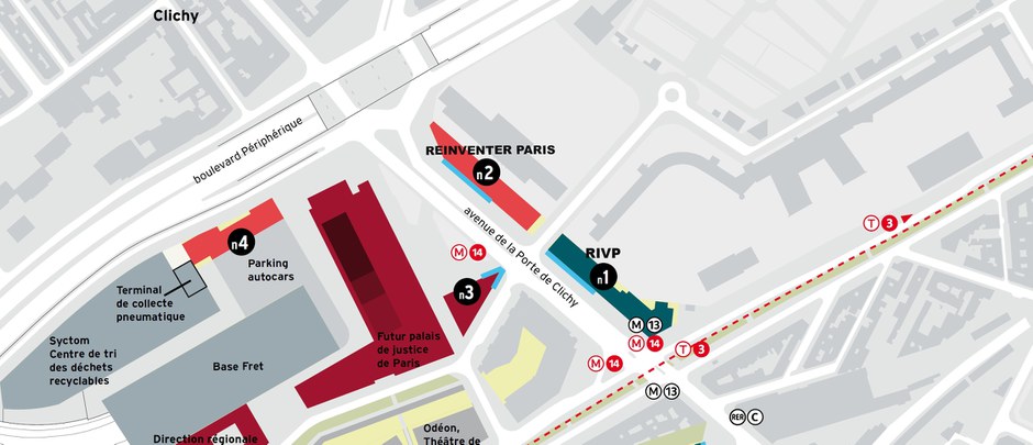 Paris / Clichy-Batignolles : un front urbain en deux lots sur l'avenue Porte de Clichy