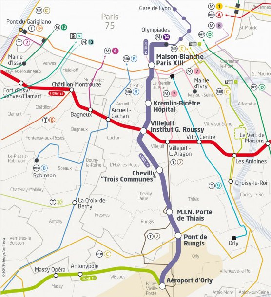 Grand Paris Express : le groupement Setec et 5 architectes choisis pour la ligne 14 sud