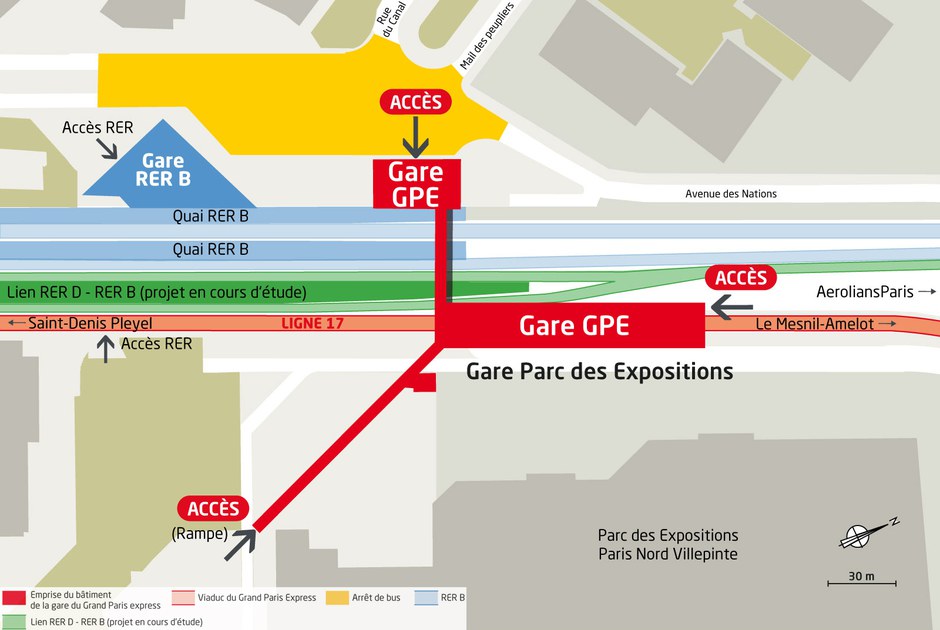 Grand Paris Express / Villepinte : la gare du Parc des Expositions, entre quotidien et événementiel 