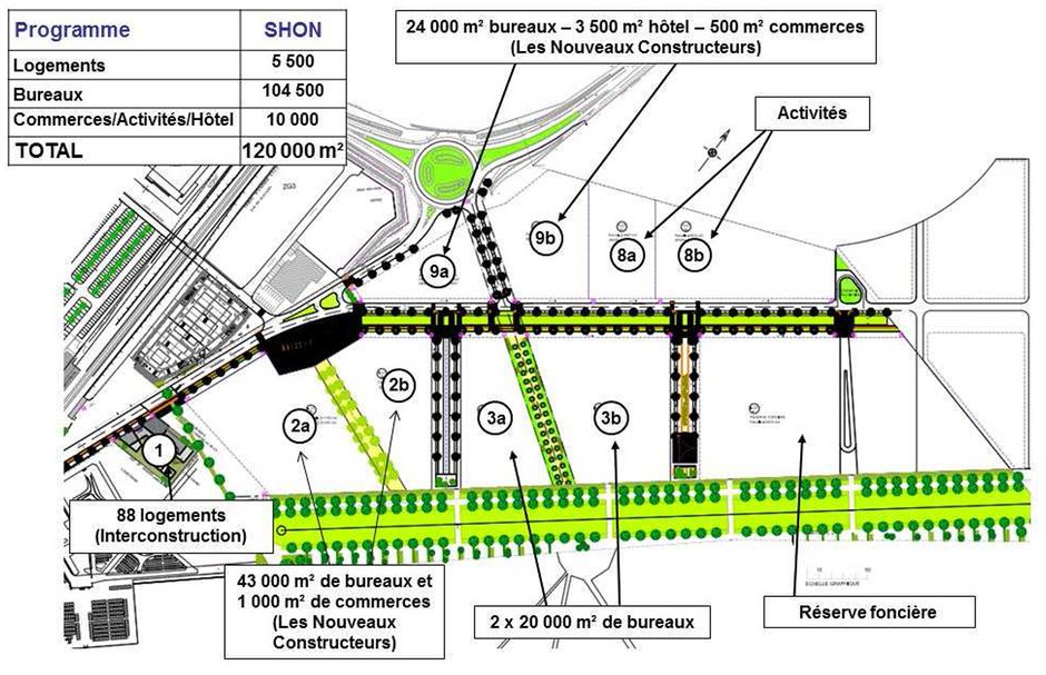 Yvelines : la ZAC de la Petite Arche se rééquilibre en logements