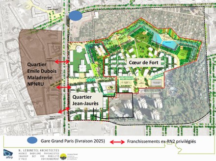 Fort d'Aubervilliers : Ville et Grand Paris Aménagement sur la même longueur d'onde