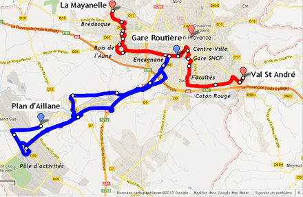 Aix-en-Provence : appel à maîtrise d’oeuvre pour la ligne B du BHNS