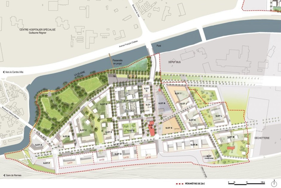 Rennes : recherche d'architectes pour la deuxième tranche du projet Baud-Chardonnet