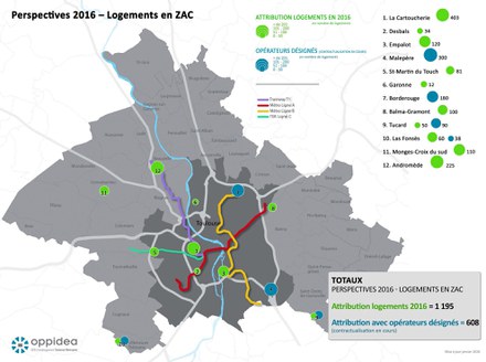 Toulouse Métropole : Oppidea en appelle aux opérateurs pour 1 195 logements