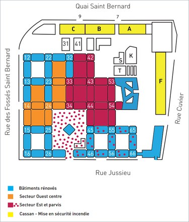 Paris : des emprises libérées au détour de la restructuration du campus de Jussieu