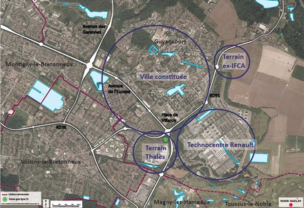 Saint-Quentin-en-Yvelines : une gare du Grand Paris à insérer dans les grands projets de Guyancourt