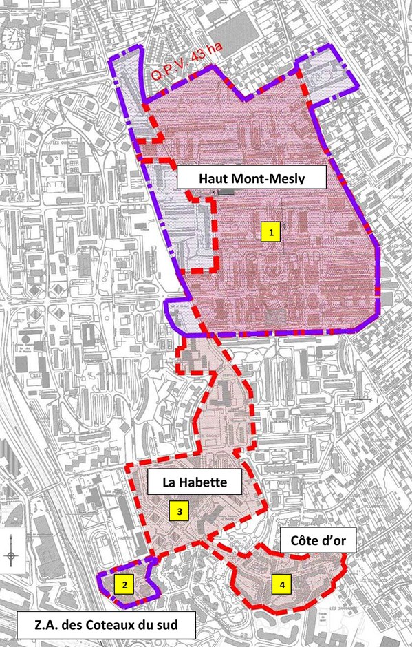 Inscrit au NPNRU en priorité nationale, le quartier Haut du Mont-Mesly de Créteil est confié à RVA